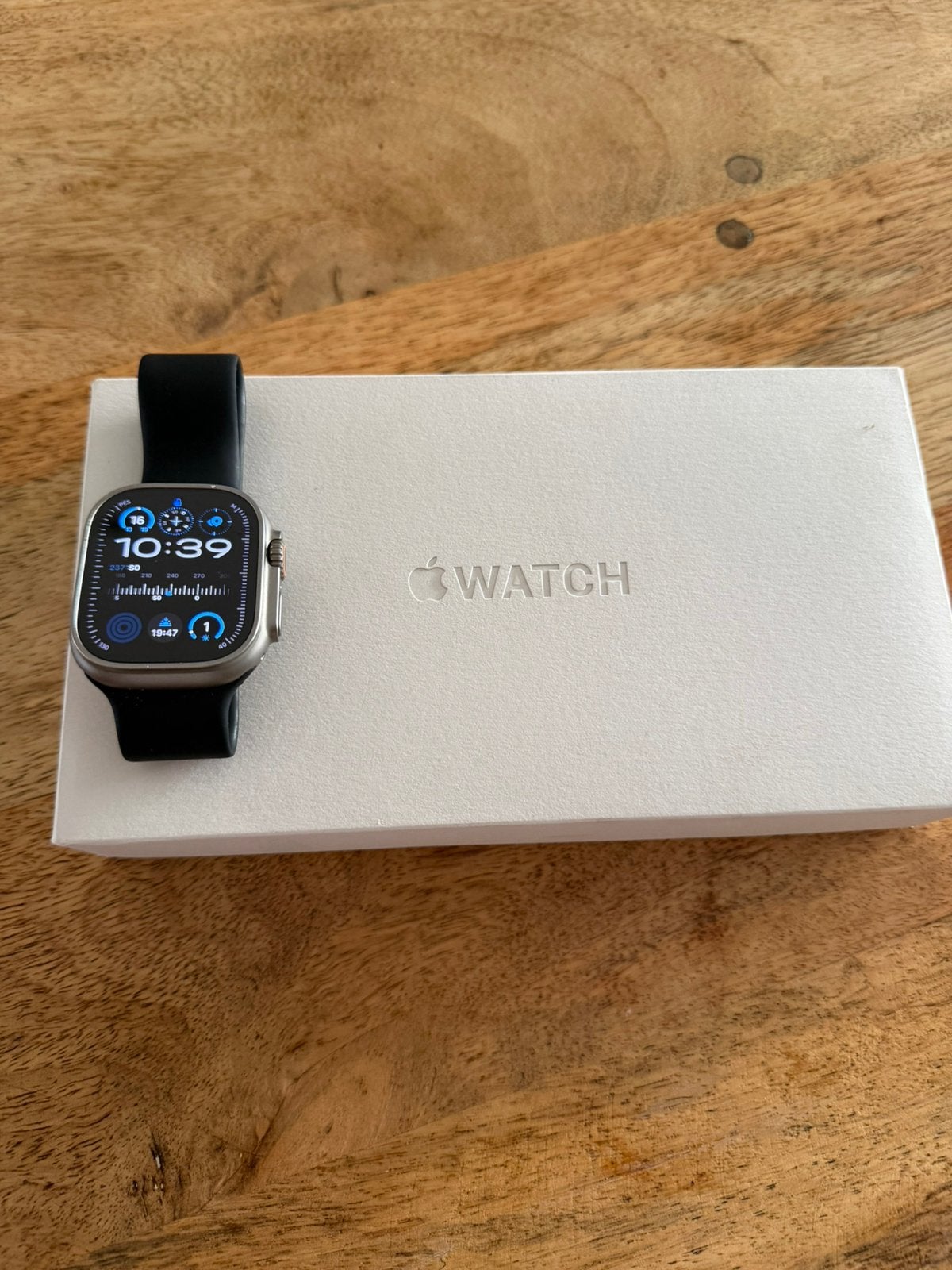 Apple Watch ultra 49mm titanium, Ophalen, IOS, Zo goed als nieuw, GPS