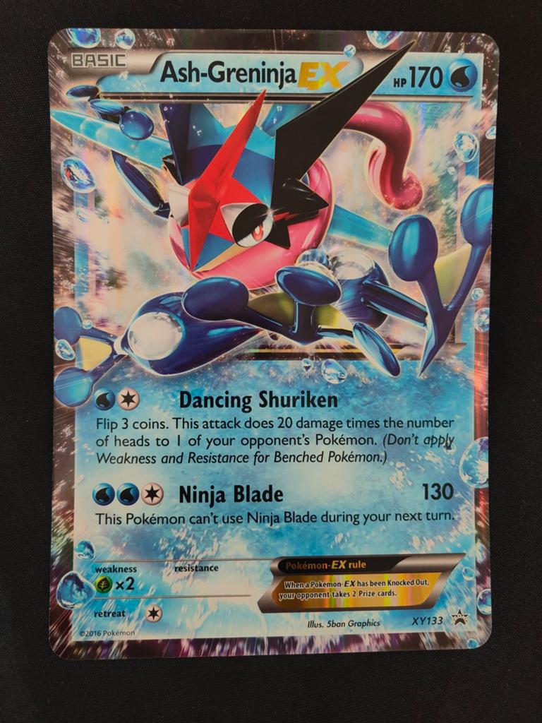 Pokémon Kaart Ash-Greninja EX (XY133) - JUMBO CARD, Hobby en Vrije tijd, Verzamelkaartspellen | Pokémon, Ophalen of Verzenden