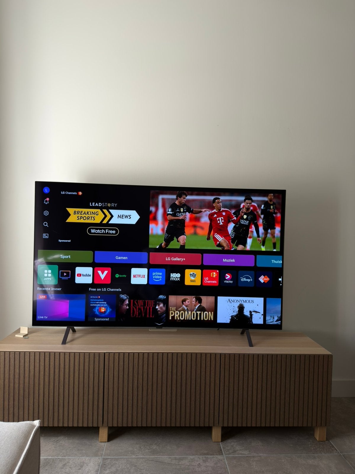OLED TV - LG 65 INCH, Ophalen, 100 cm of meer, 120 Hz, LG