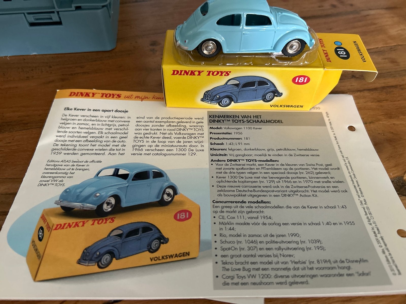 Dinky Toys Volkswagen Kever 181 - Zo goed als nieuw, Ophalen of Verzenden, Zo goed als nieuw, Auto