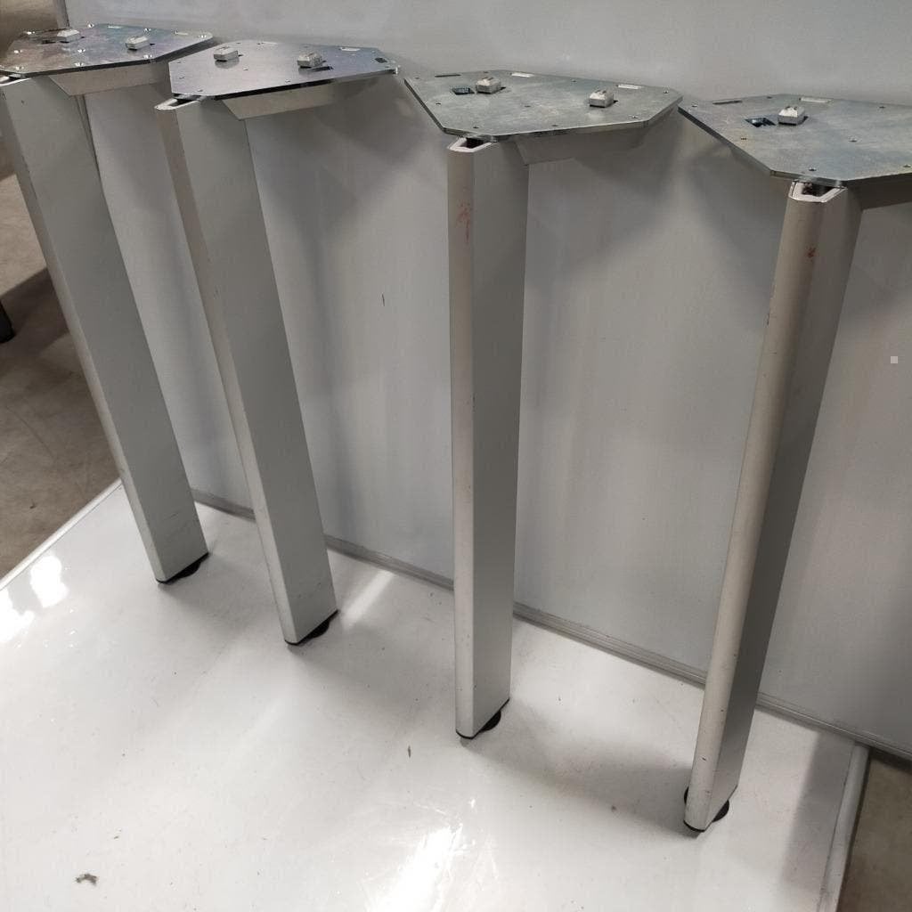 Brunner bureaupoten - tafelpoten - klikbaar - set van 4, Ophalen of Verzenden, Gebruikt