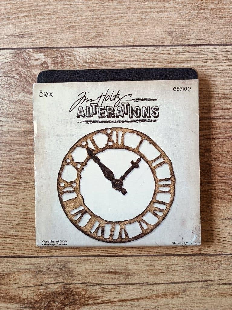 Sizzix Tim Holtz Alterations Bigz Die - Weathered Clock, Ophalen of Verzenden, Zo goed als nieuw, Frame of Mal, Sizzix