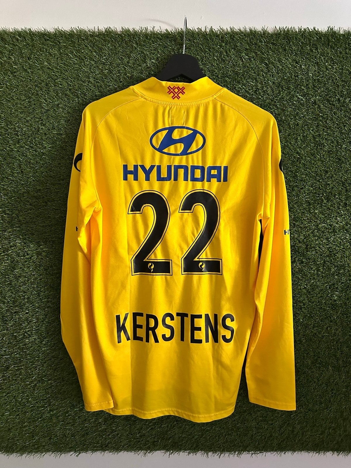 Matchworn NAC Breda 2004/05 shirt - Kerstens #22, Verzenden, Geel, Overige maten, Voetbal