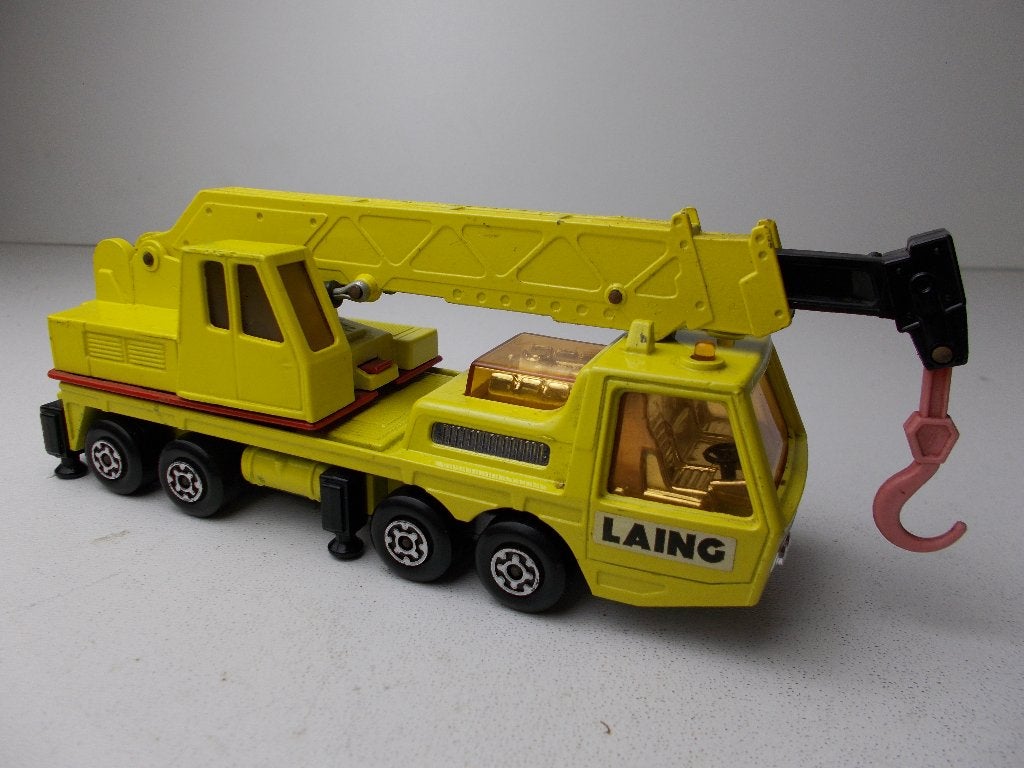 1974 Matchbox SUPER KINGS K-12 HERCULES MOBILE CRANE Izgst., Ophalen of Verzenden, Zo goed als nieuw, Bus of Vrachtwagen, Matchbox