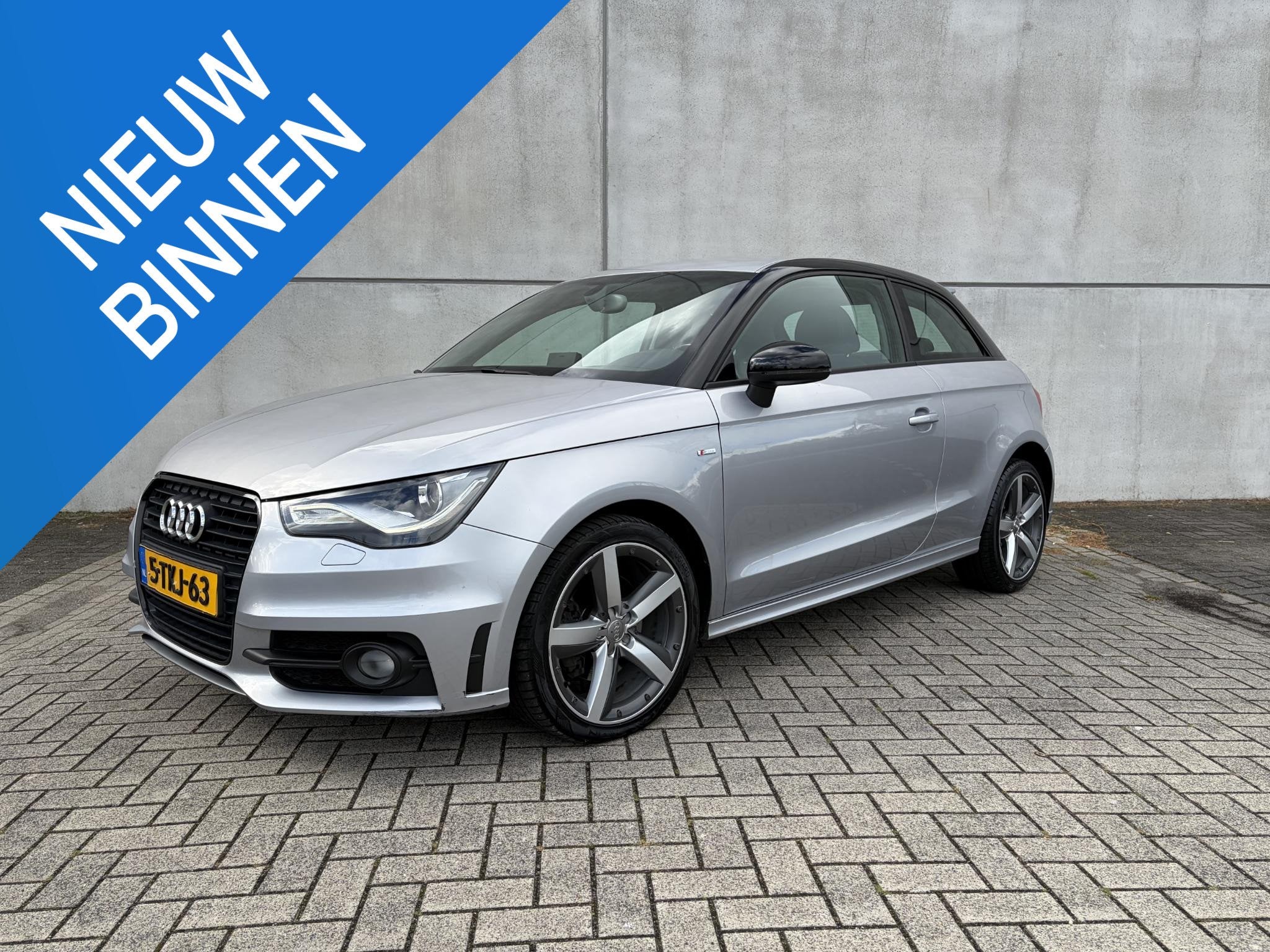 Audi A1 1.4 TFSI CoD Admired S Line | Leder | NL Auto, Auto's, Euro 5, Stof, Zwart, 4 cilinders