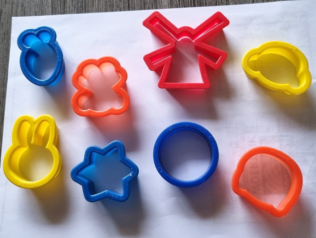 Set van 8 Bakvormpjes / Uitstekers voor Koekjes of Taart, Ophalen of Verzenden, Gebruikt, Taarten of Cupcakes, Bakvorm