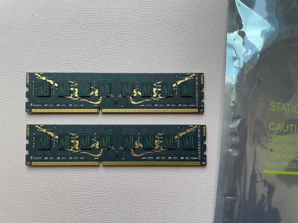 16GB RAM - GEIL (2x8GB) DDR3-1333, Computers en Software, RAM geheugen, DDR3, Ophalen of Verzenden, Zo goed als nieuw, Desktop