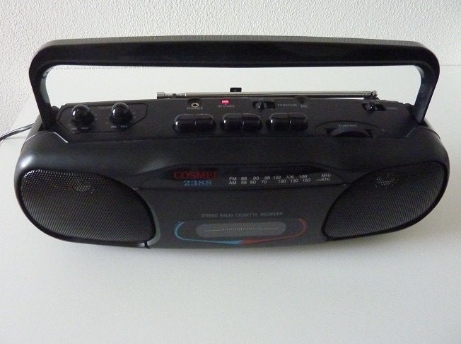 radio COSMEL 2388 radio AM/FM Sterio casette recorder retro, Ophalen, Gebruikt, Radio