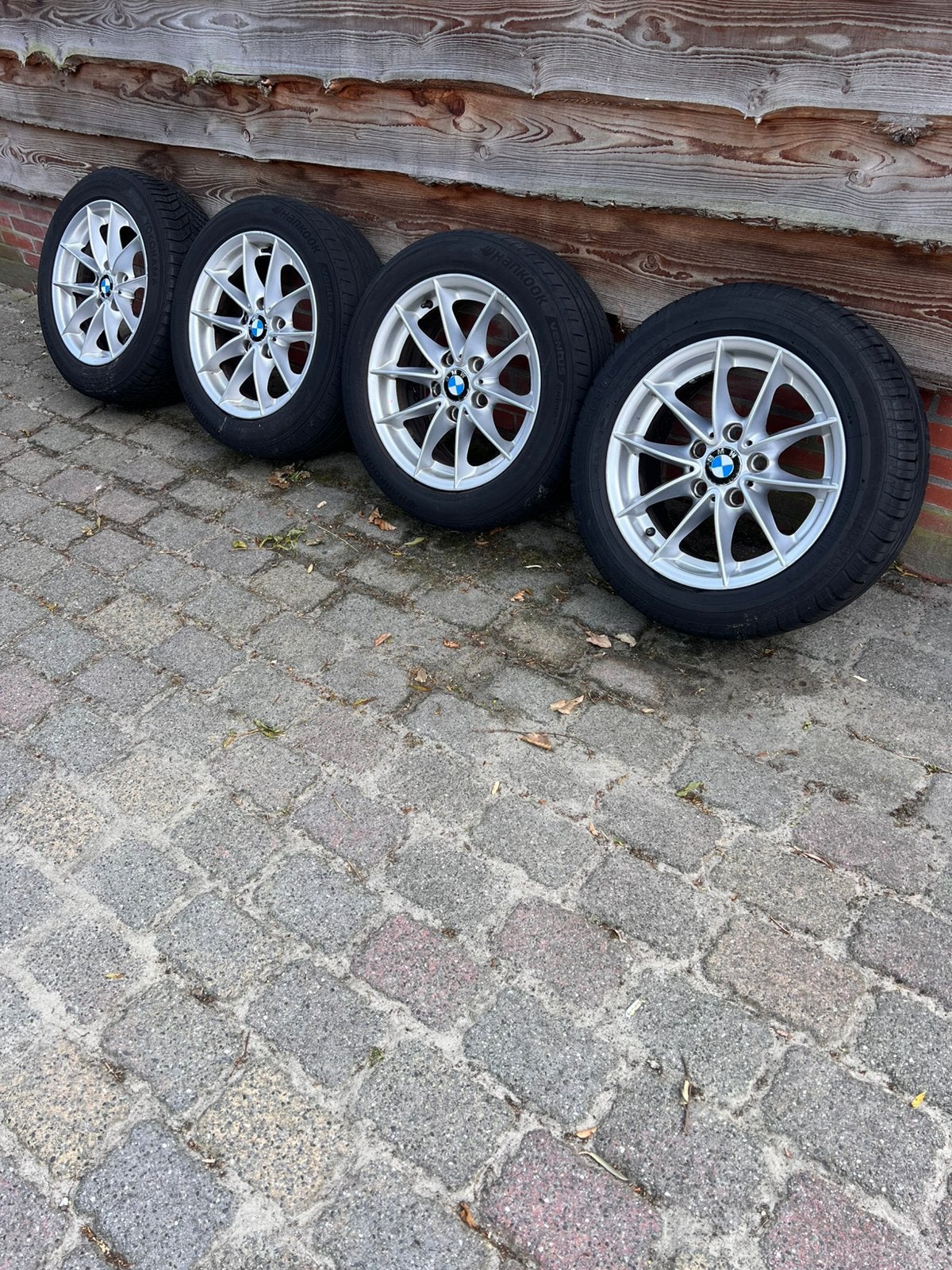 Originele Bmw velgen + Banden 16 inch., Auto-onderdelen, Banden en Velgen, Ophalen, Gebruikt, 16 inch, Banden en Velgen