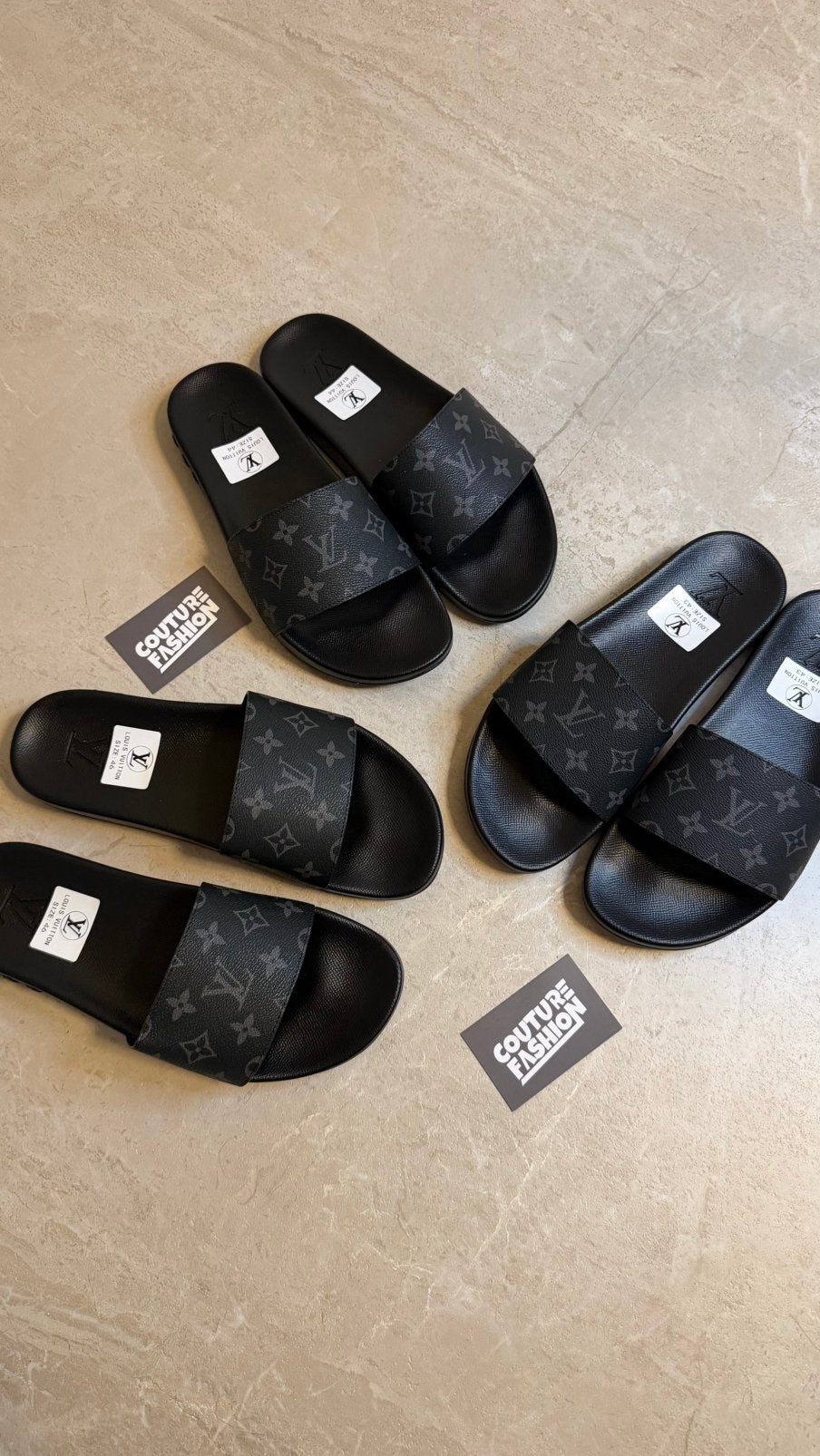 Louis vuitton slippers, Ophalen of Verzenden, Overige maten, Zwart