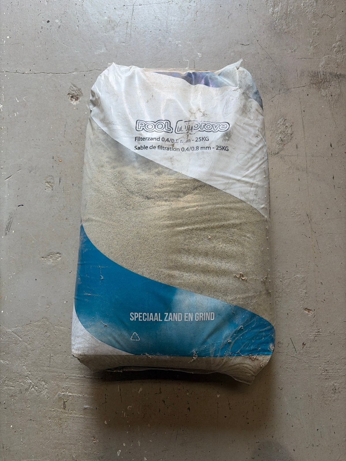 25kg Filterzand 0.4/0.8 mm voor Zwembadfilter, Tuin en Terras, Ophalen, Nieuw, Filter