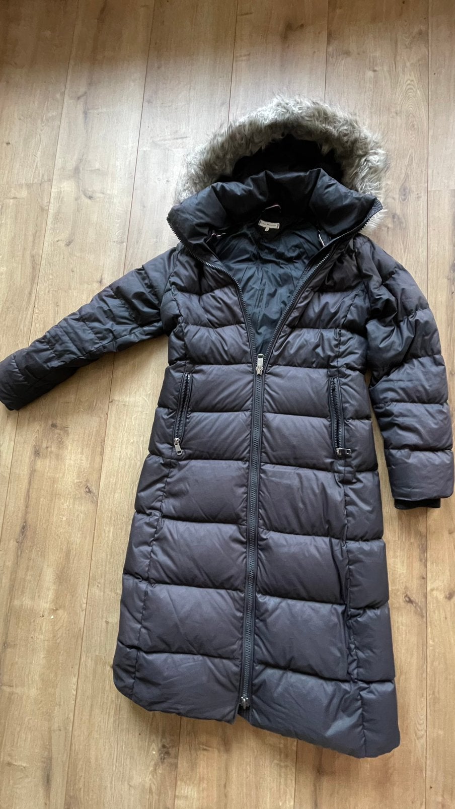 Tommy Hilfiger winter jas maat M, Kleding | Dames, Ophalen of Verzenden, Gedragen, Maat 38/40 (M), Blauw