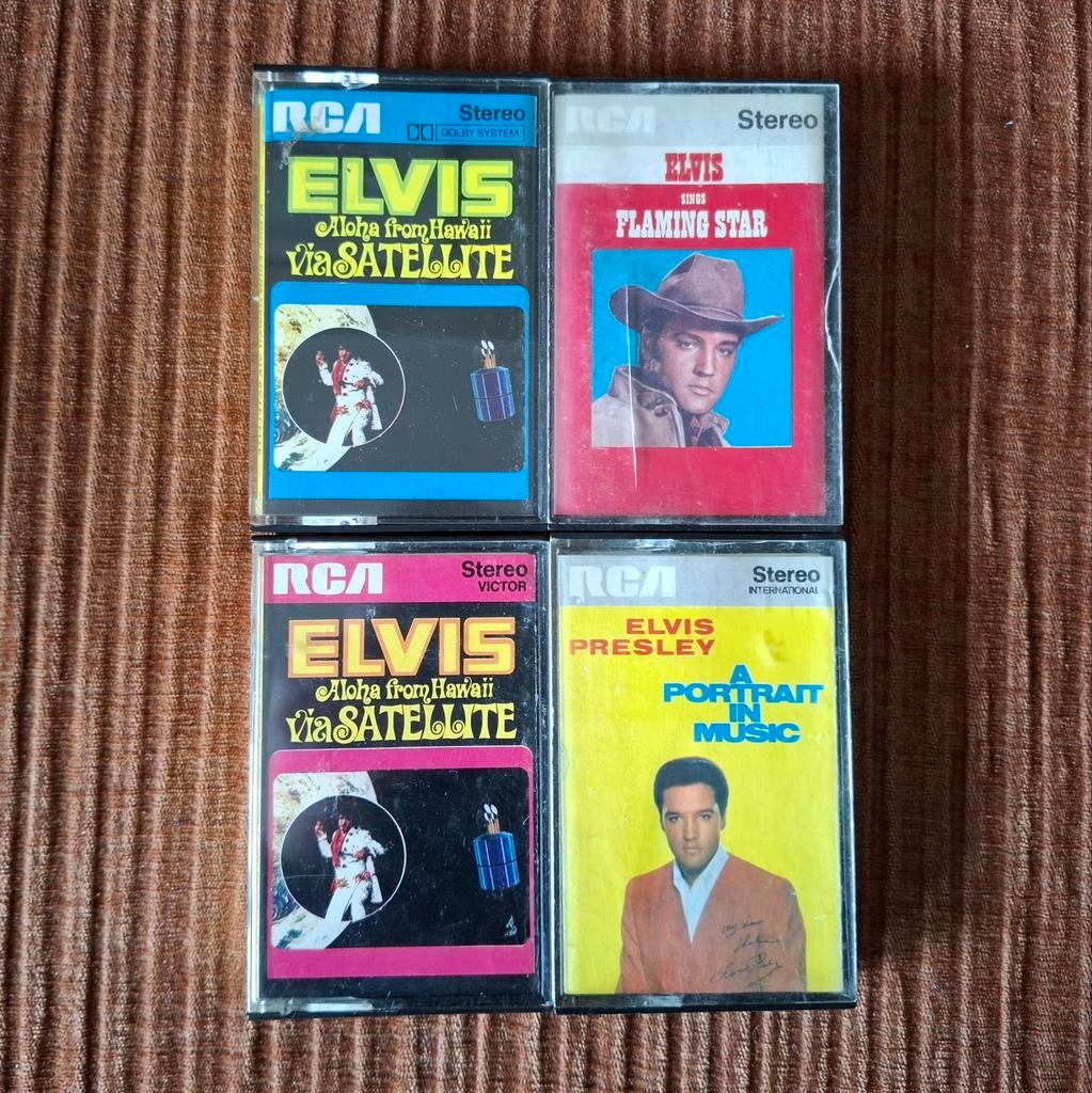 4X MC Cassette - Elvis Presley, Ophalen of Verzenden, Gebruikt, 2 t/m 25 bandjes