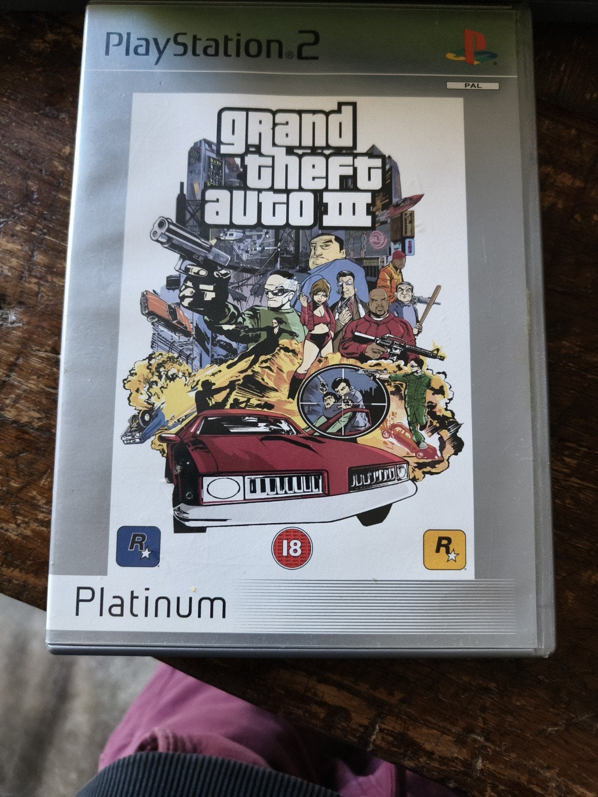 Grand Theft Auto III (GTA 3) Platinum PS2, Avontuur en Actie, Gebruikt, Vanaf 18 jaar, 1 speler