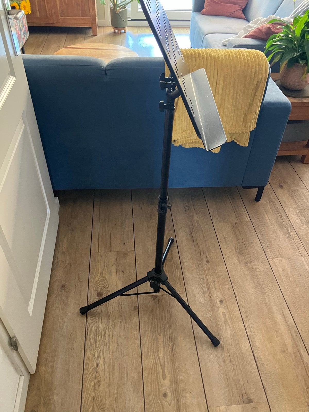 Stevige muziekstandaard, gebruikt, Muziek en Instrumenten, Ophalen, Gebruikt, Muziekstandaard