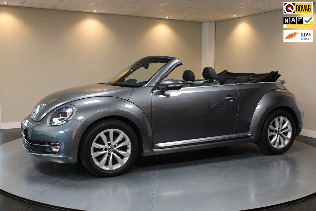 Volkswagen Beetle Cabriolet 1.2 TSI Design BlueMotion *Autom, Auto's, Volkswagen, Bedrijf, Te koop, Beetle (Kever), ABS, Airbags