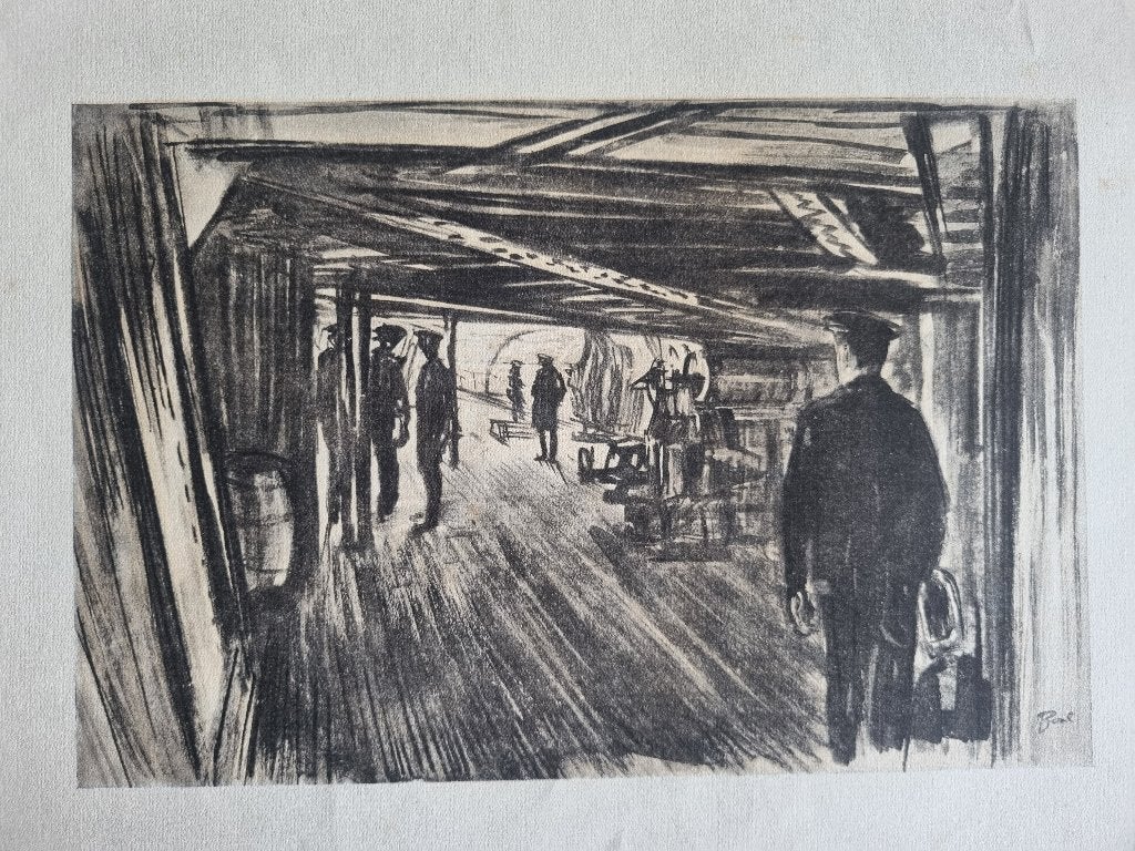 muirhead bone 1876–1953 on board a battle cruiser between, Ophalen of Verzenden