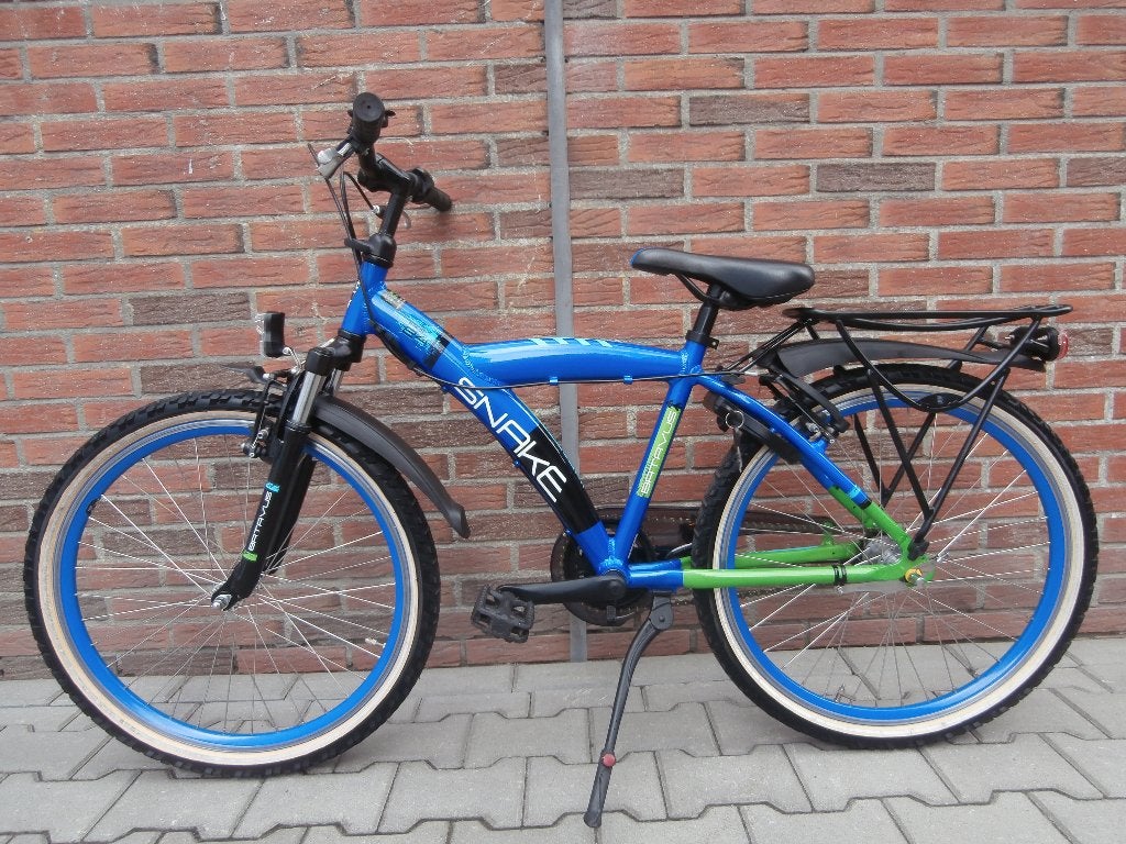 ALS NIEUWE Batavus Snake 24 inch. blauw-groen, Fietsen en Brommers, Fietsen | Jongens, Ophalen, Terugtraprem, 24 inch, Versnellingen