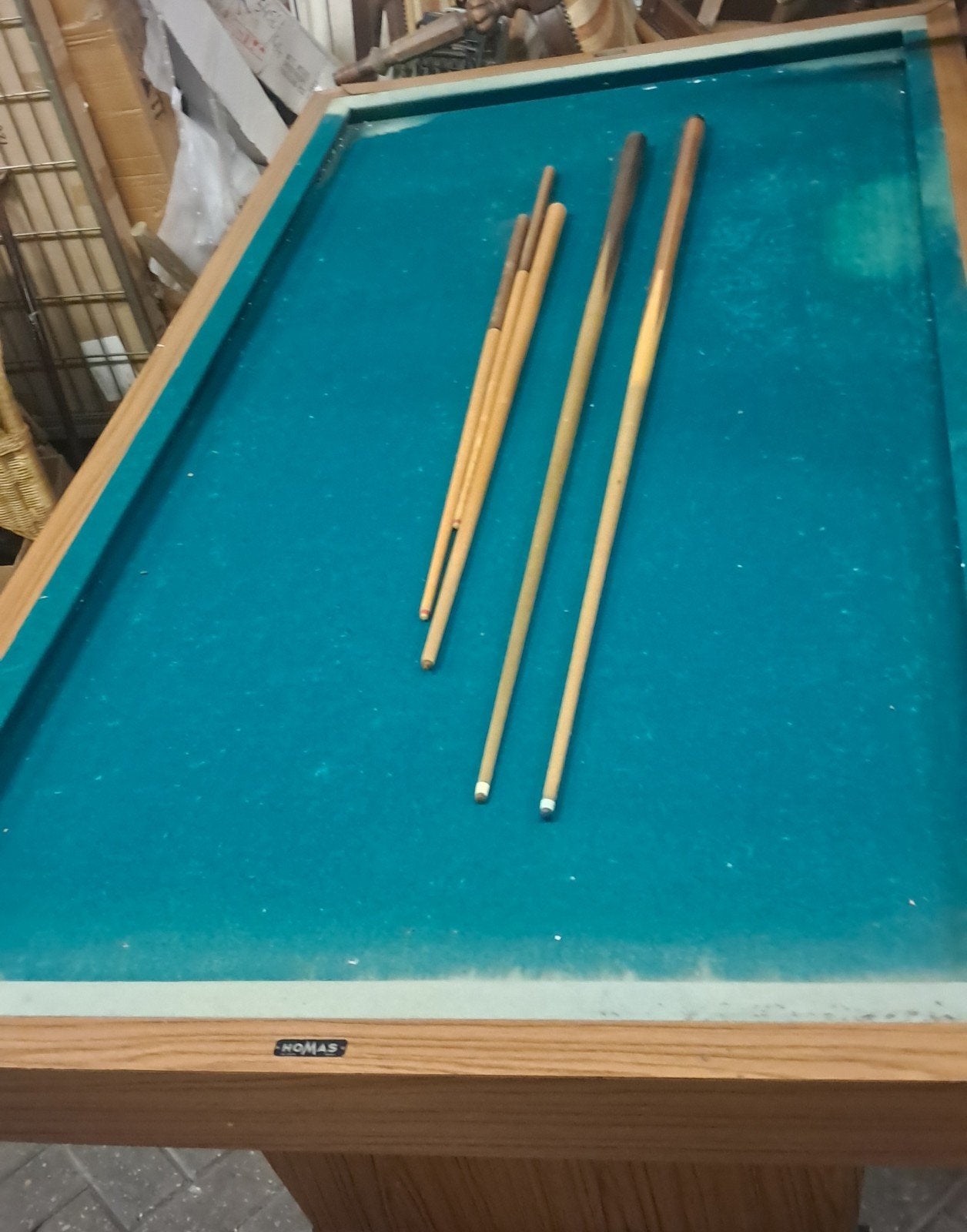 Gratis gebriuikte Biljarttafel met Keuen, Sport en Fitness, Ophalen, Gebruikt, Biljarttafel