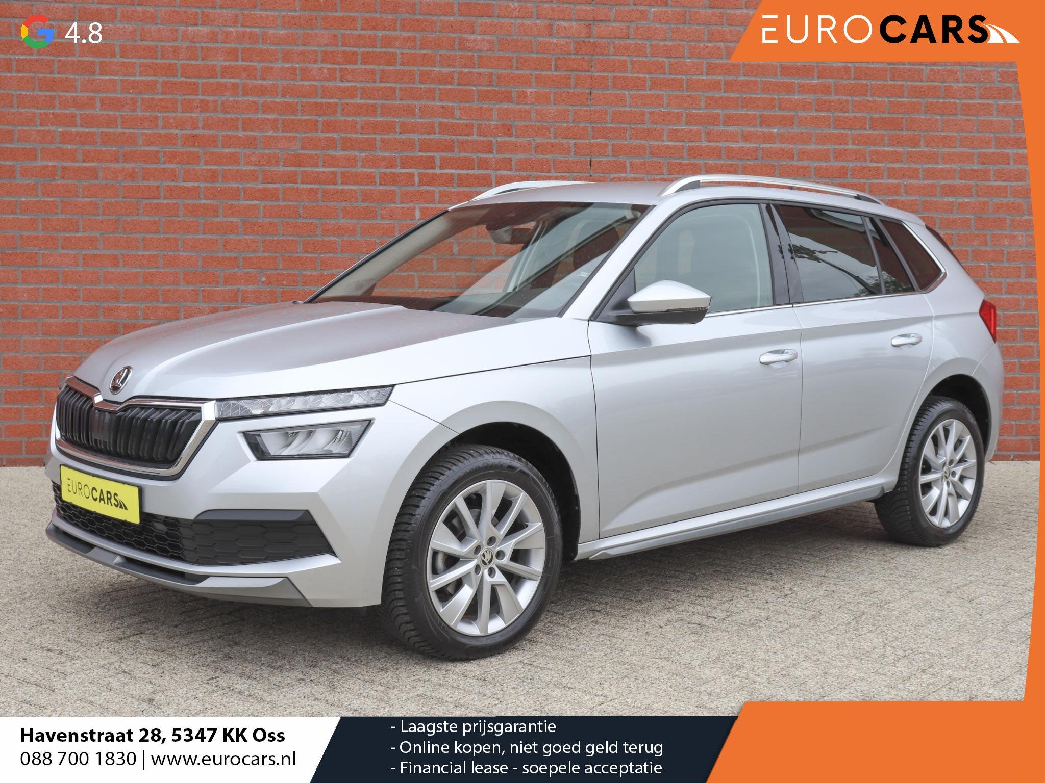 Skoda Kamiq 1.0 TSI 110pk DSG Style Navigatie Apple Carplay/, Gebruikt, 3 cilinders, Kamiq, SUV of Terreinwagen