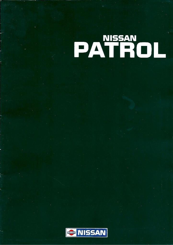 Brochure Nissan Patrol R en GR 1990, Ophalen of Verzenden, Gelezen, Nissan
