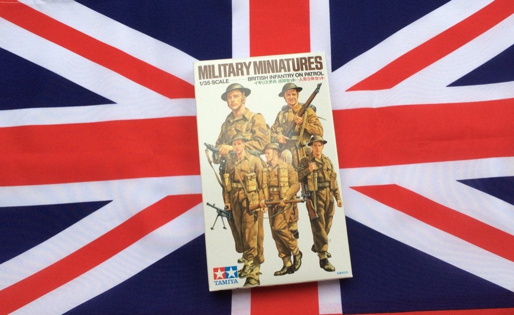 Tamiya	35223	British Army Infantry  	1/35, Verzenden, Nieuw, 1:35 tot 1:50