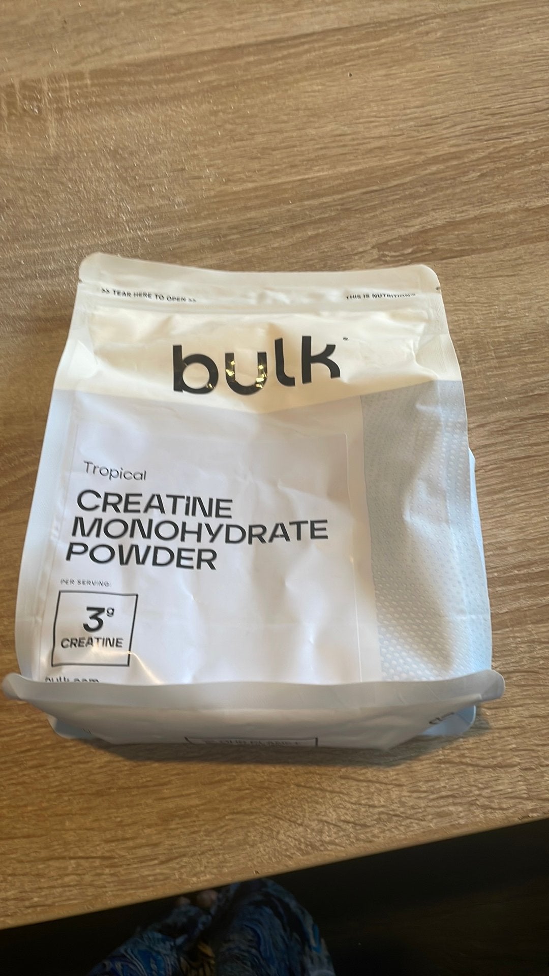 Creatine poeder, Ophalen of Verzenden, Zo goed als nieuw, Gehele gezicht