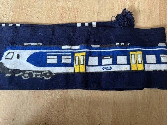 ns sjaal blauw witte trein, Ophalen of Verzenden, Nieuw, Trein, Overige typen