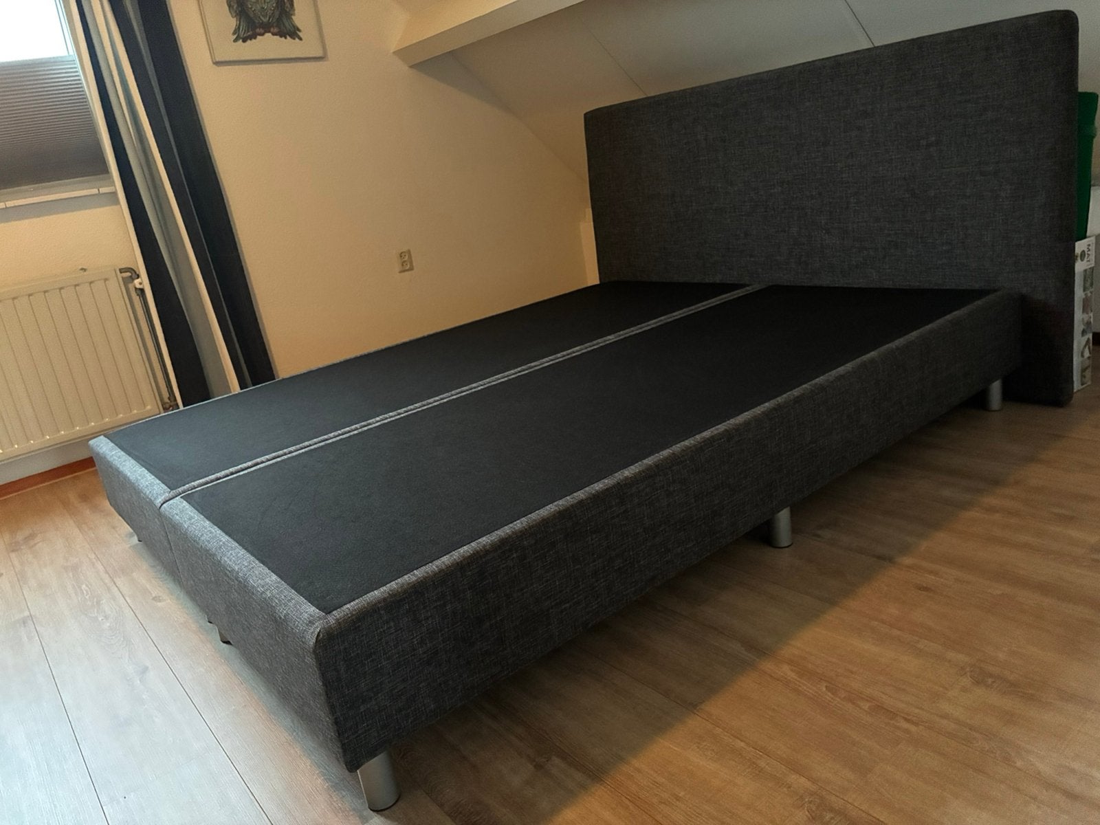 Boxspring 160x200 te koop, Ophalen, Tweepersoons, Zo goed als nieuw, 200 cm