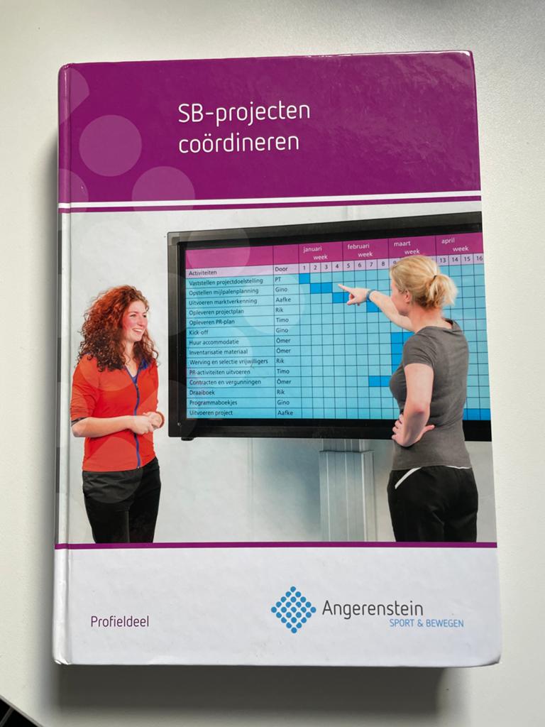 SB-projecten coördineren - Angerenstein Sport & Bewegen, Boeken, Ophalen of Verzenden, Zo goed als nieuw