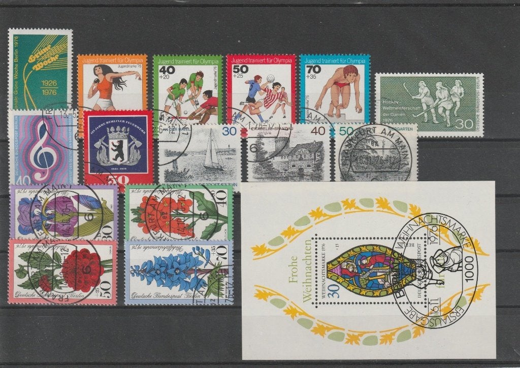 Berlijn, jaargang 1976, gestempeld, kompleet., Ophalen of Verzenden, Overige periodes, Gestempeld