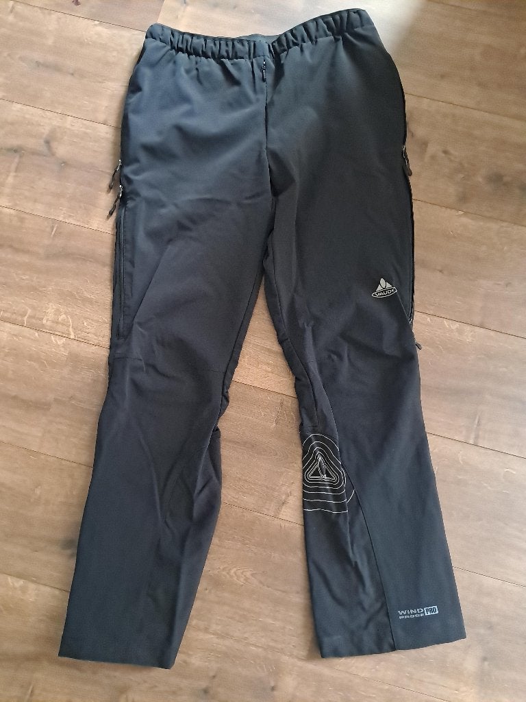 Vaude windstopper trainingsbroek - maat 56, Zwart, Maat 56/58 (XL), Ophalen of Verzenden, Zo goed als nieuw