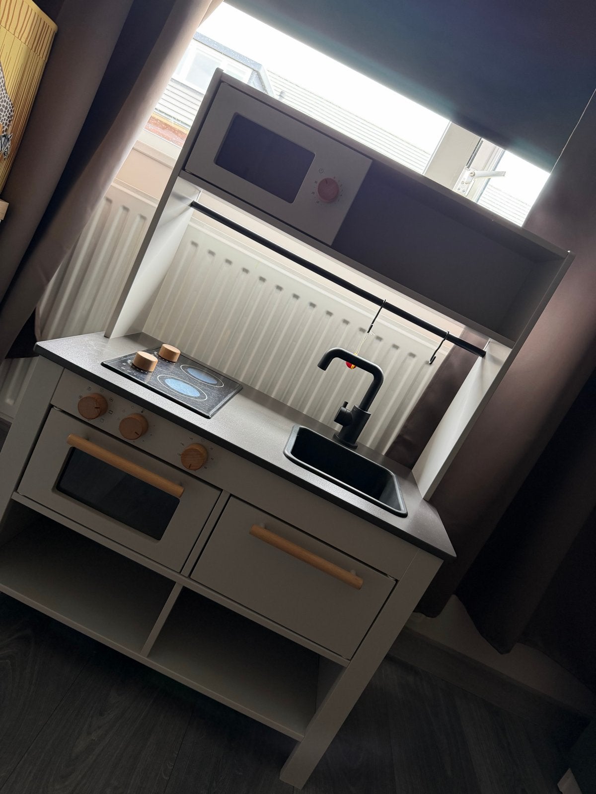 Houten Speelkeuken(IKEA)met Oven, Kookplaat en Kraan, Kinderen en Baby's, Speelgoed | Speelkeukens, Ophalen, Gebruikt, Hout, Speelkeuken
