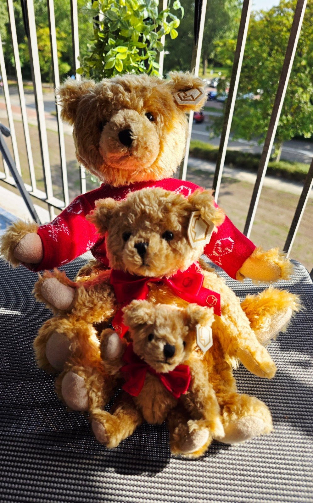 Set van 3  Bijenkorf-Teddyberen - Verschillende Maten, Kinderen en Baby's, Ophalen, Beer, Zo goed als nieuw, Middelgroot (20 tot 80 cm)
