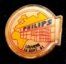 Philips Louviers 91 pin, Verzamelen, Verzenden, Nieuw, Merk, Speldje of Pin
