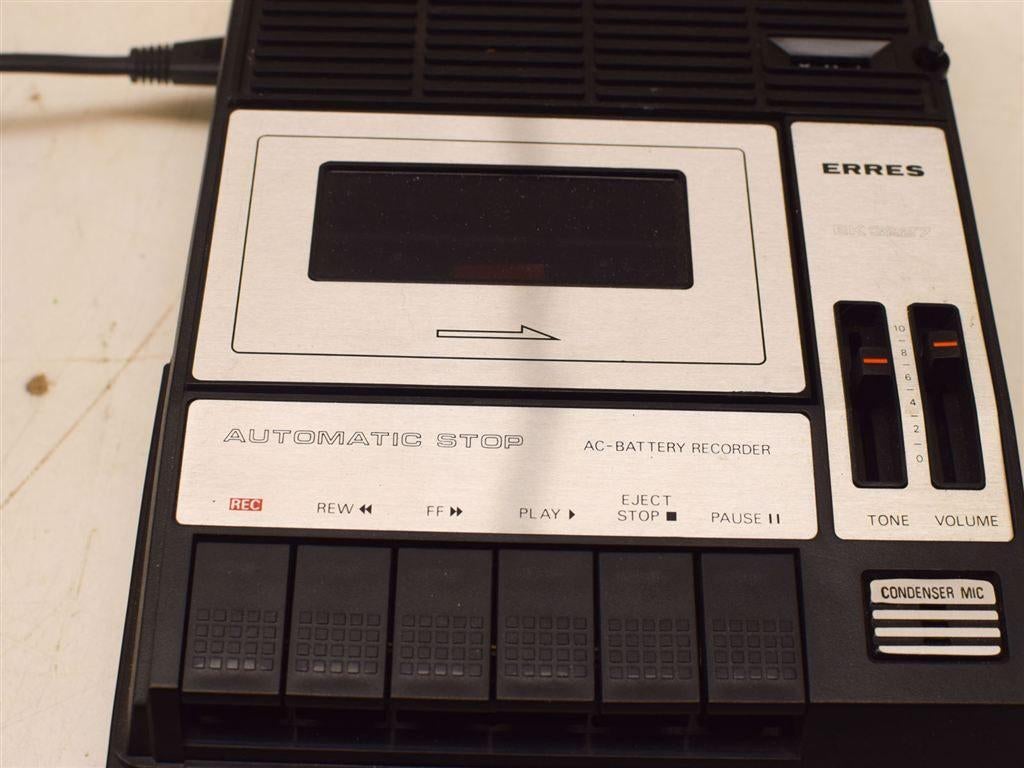 Erres cassetterecorder 51664, Audio, Tv en Foto, Ophalen of Verzenden, Overige merken