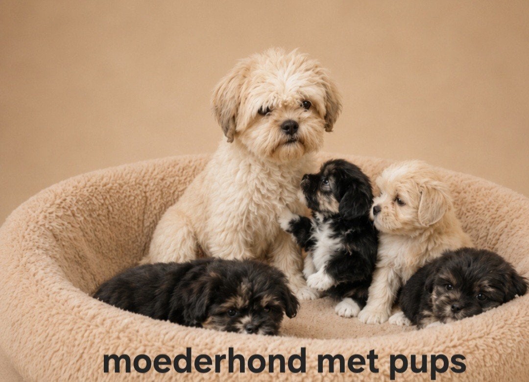 Prachtige gezonde boomer pups.Shih tzu maal maltezer., Parvo, Overige rassen, 8 tot 15 weken, Meerdere