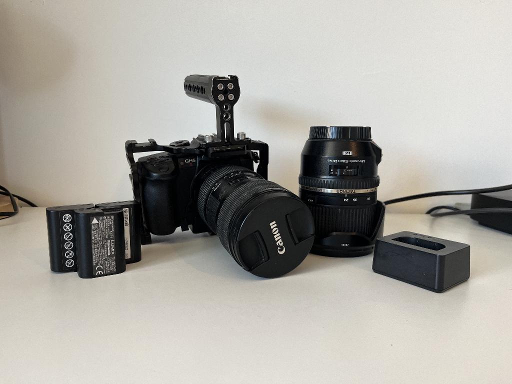 Panasonic Lumix GH5 II met sigma 18-35 EF, Ophalen, Gebruikt, Compact, Overige Merken