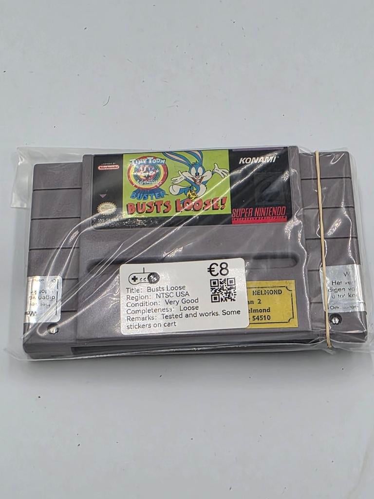 Tiny Toon Adventures - SNES NTSC, Gebruikt, 1 speler, Ophalen of Verzenden, Vanaf 3 jaar