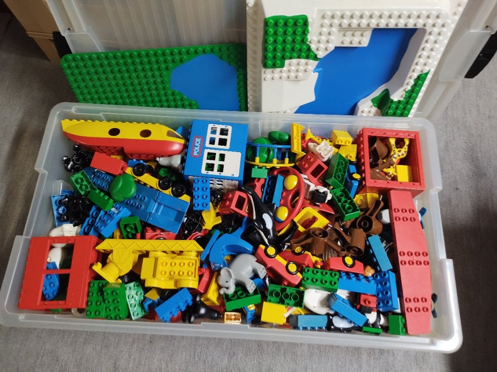 2 Bakken Duplo jaren 90, Ophalen, Gebruikt, Overige thema's, Duplo