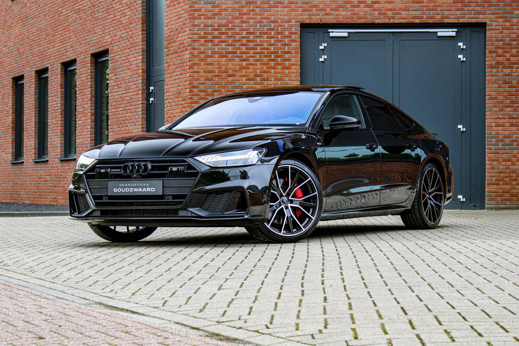 Audi A7 Sportback 55 TFSI e quattro Competition | B&O Advanc, Verwarming stoelen achter, Gebruikt, Zwart, 4 cilinders