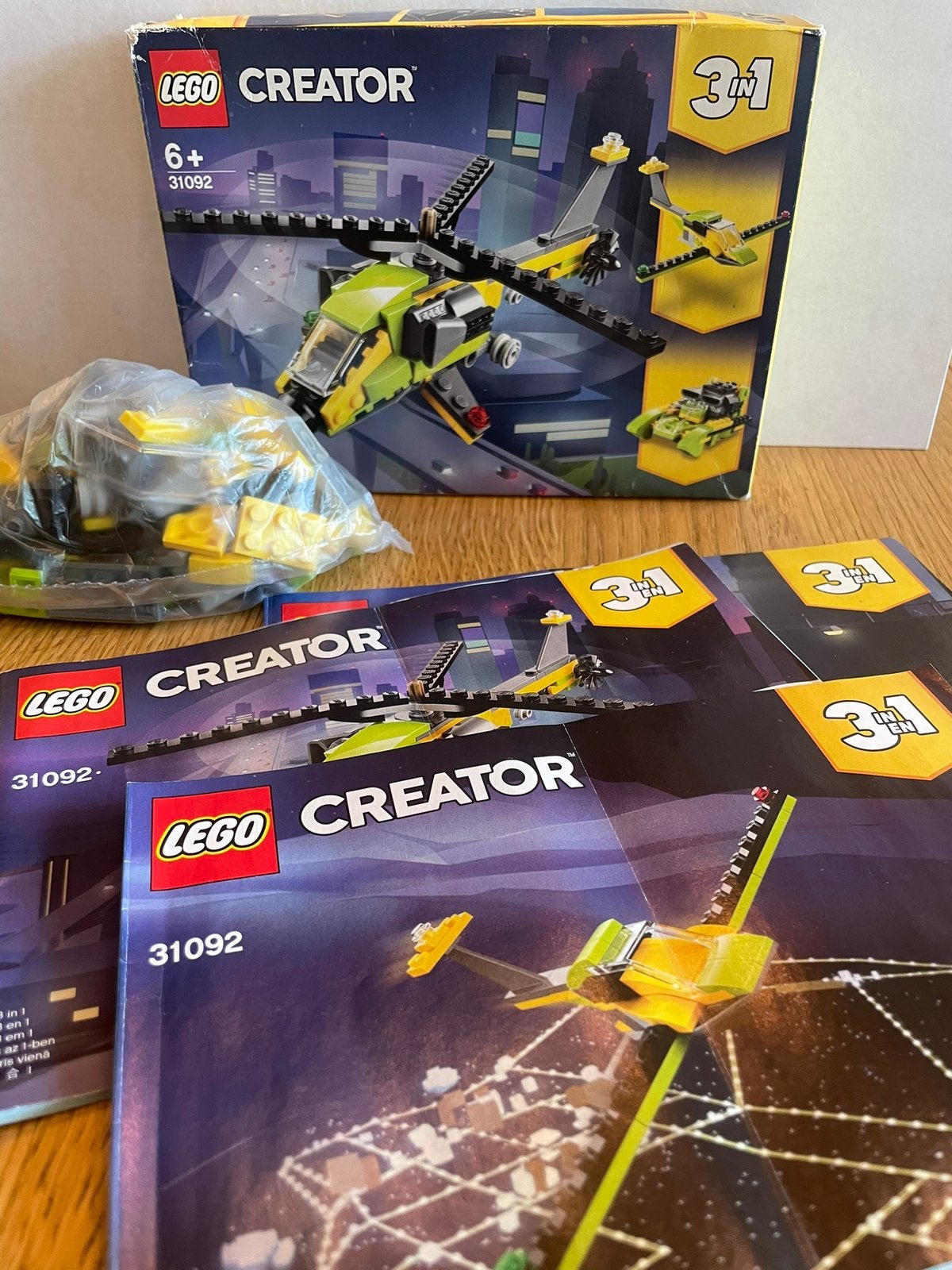 Lego  Creator - 31092, 3 in 1: helicopter, vliegtuig, boot, Ophalen, Zo goed als nieuw