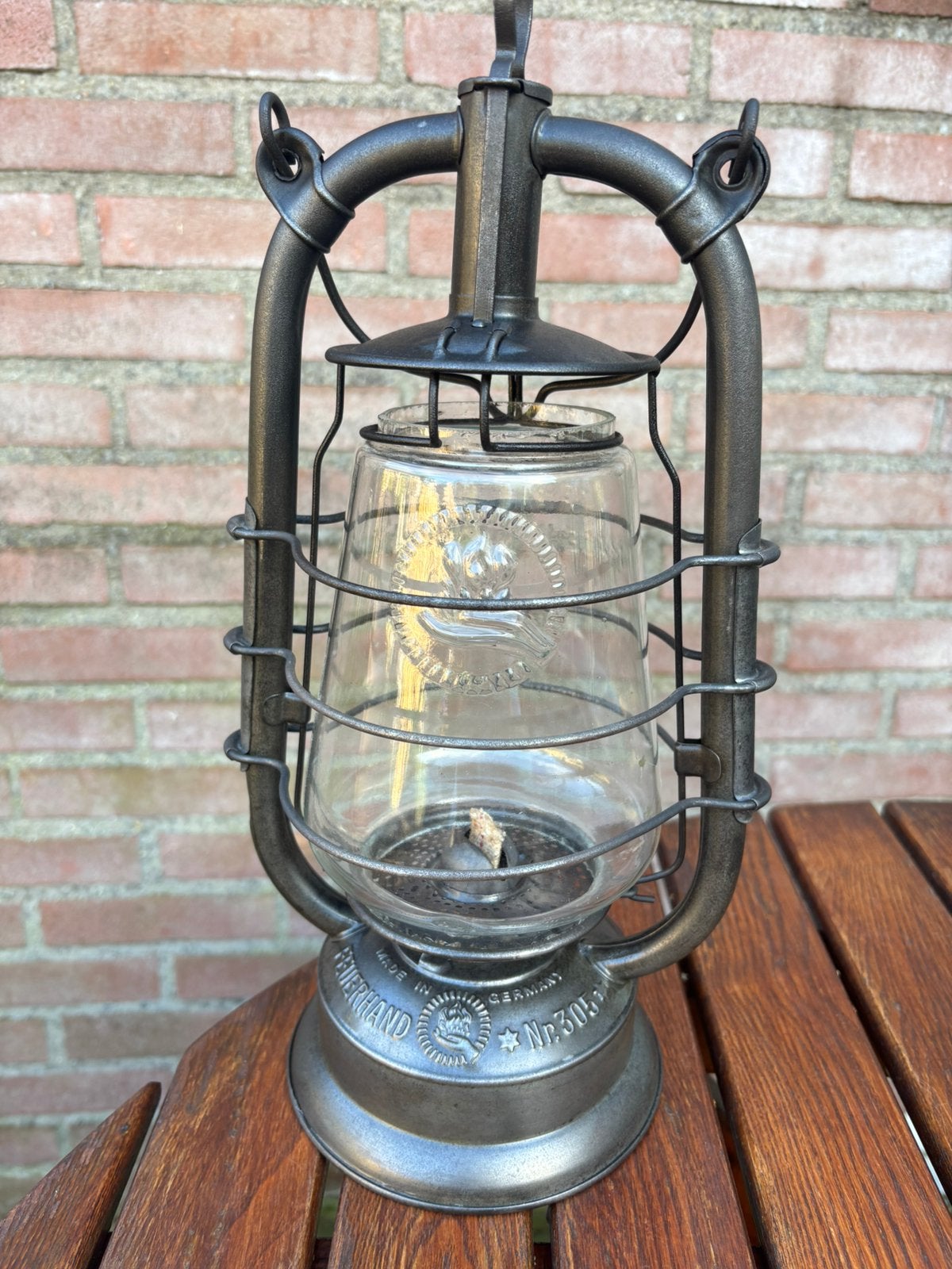 Feuerhand 305 Stormlamp, lantaarn, olielamp, Ophalen of Verzenden