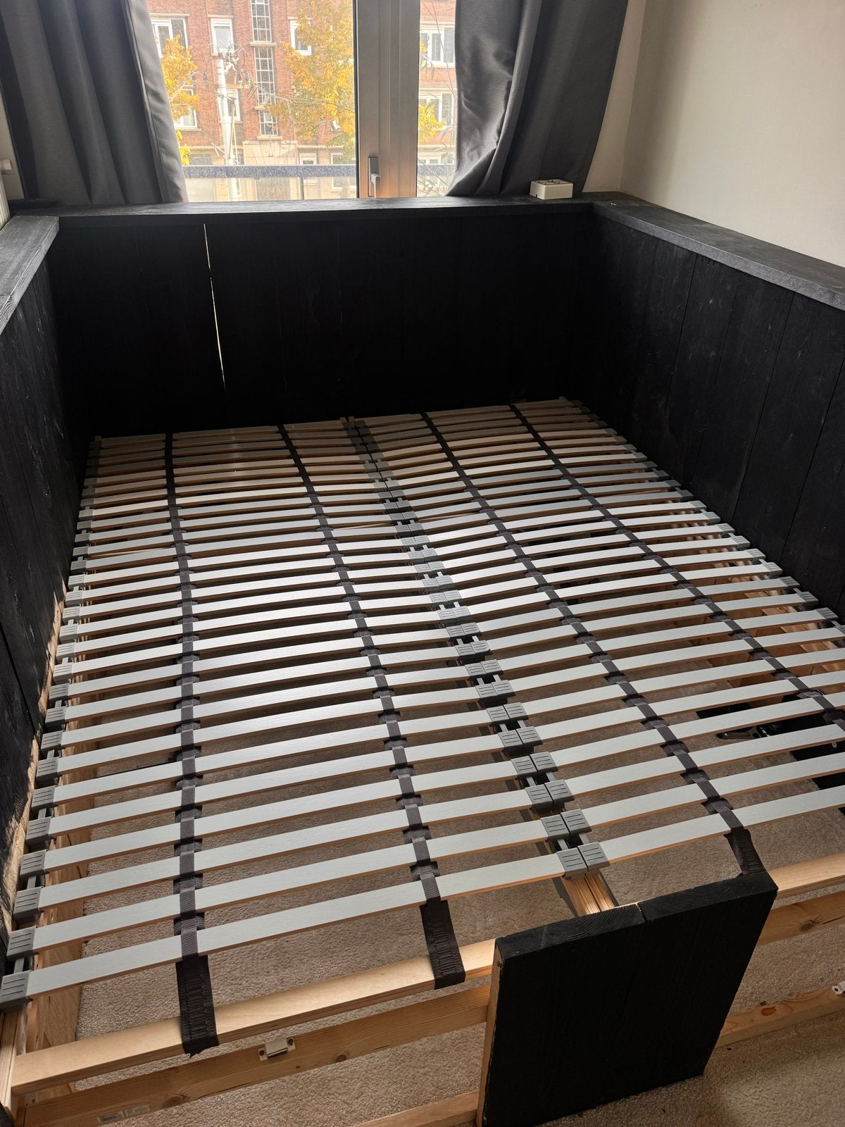 GRATIS IKEA lattenbodem 160x200 cm, Huis en Inrichting, Ophalen, Gebruikt, Tweepersoons, 200 cm