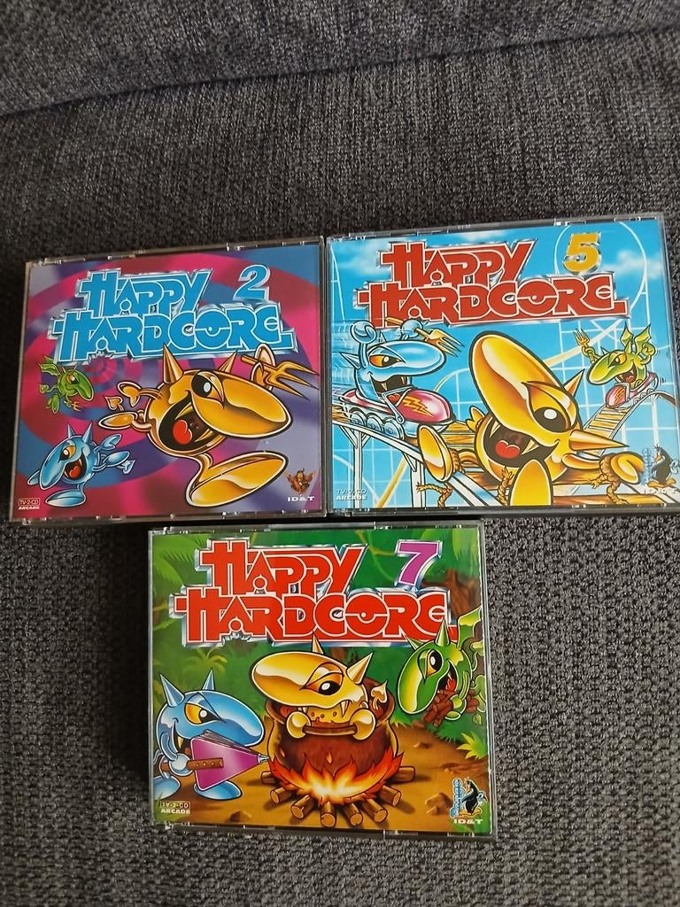 Happy Hardcore CD's - Deel 2, 5 en 7, Ophalen, Gebruikt, Techno of Trance