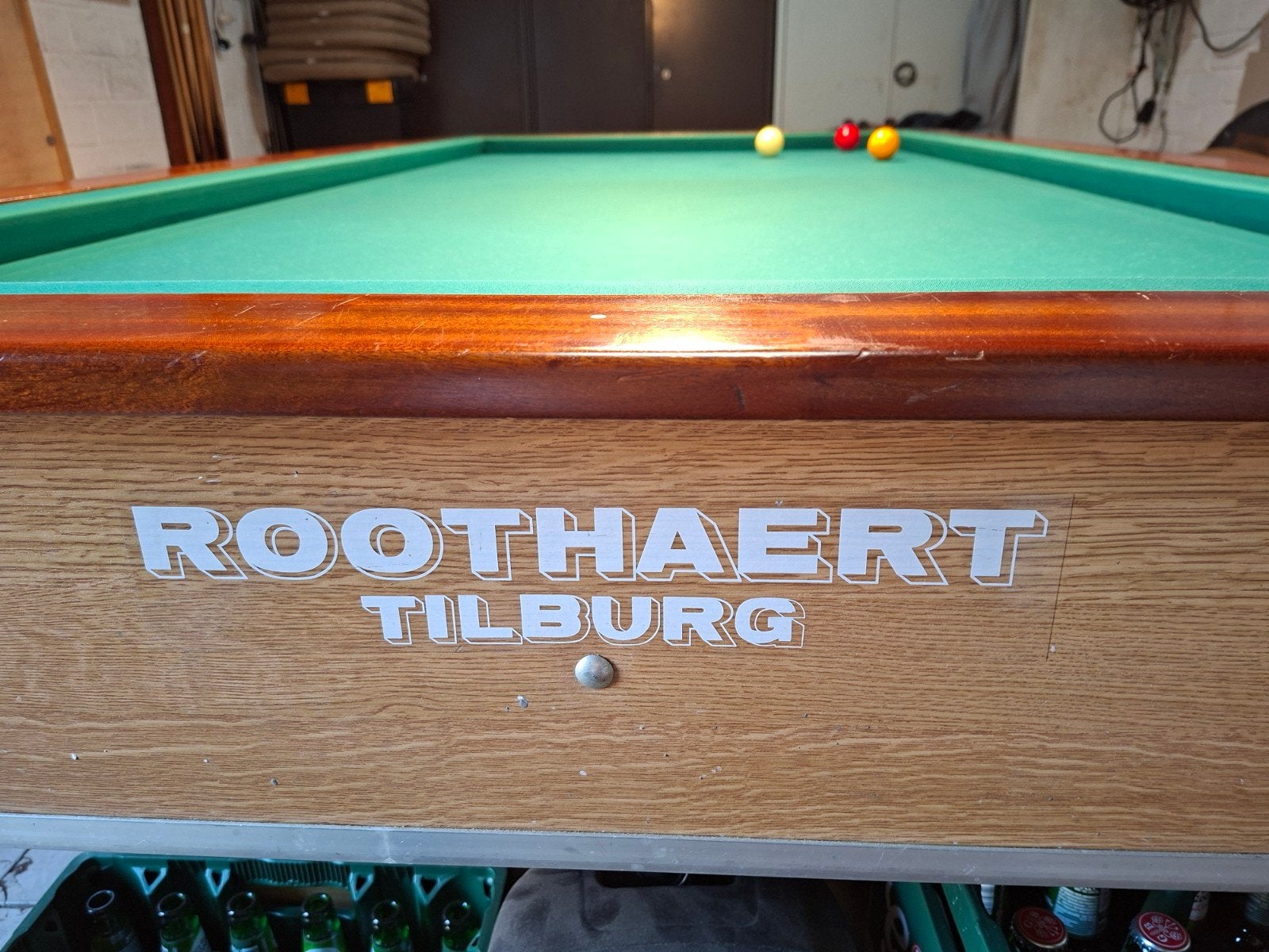Roothart, Ophalen, Biljarttafel