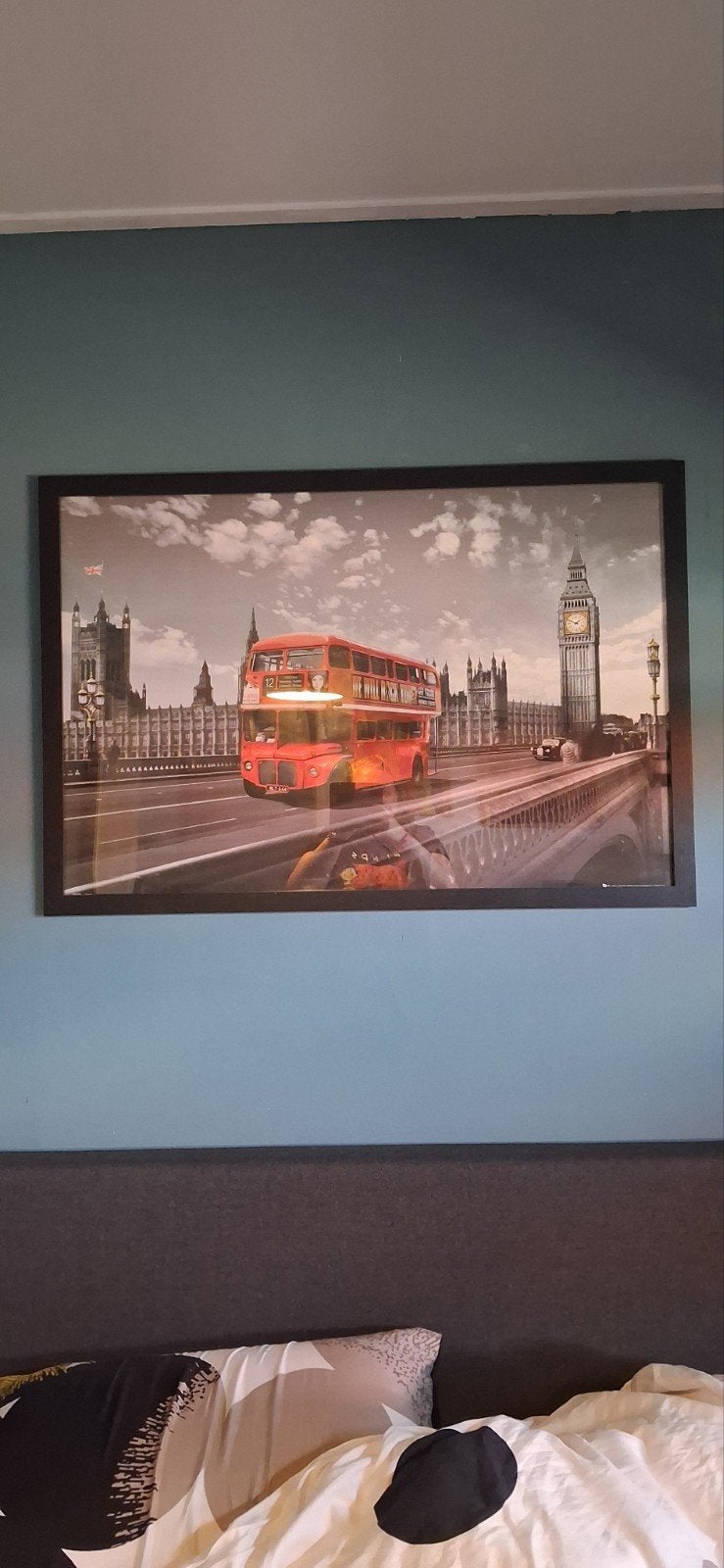mooi schilderij Engeland, Ophalen