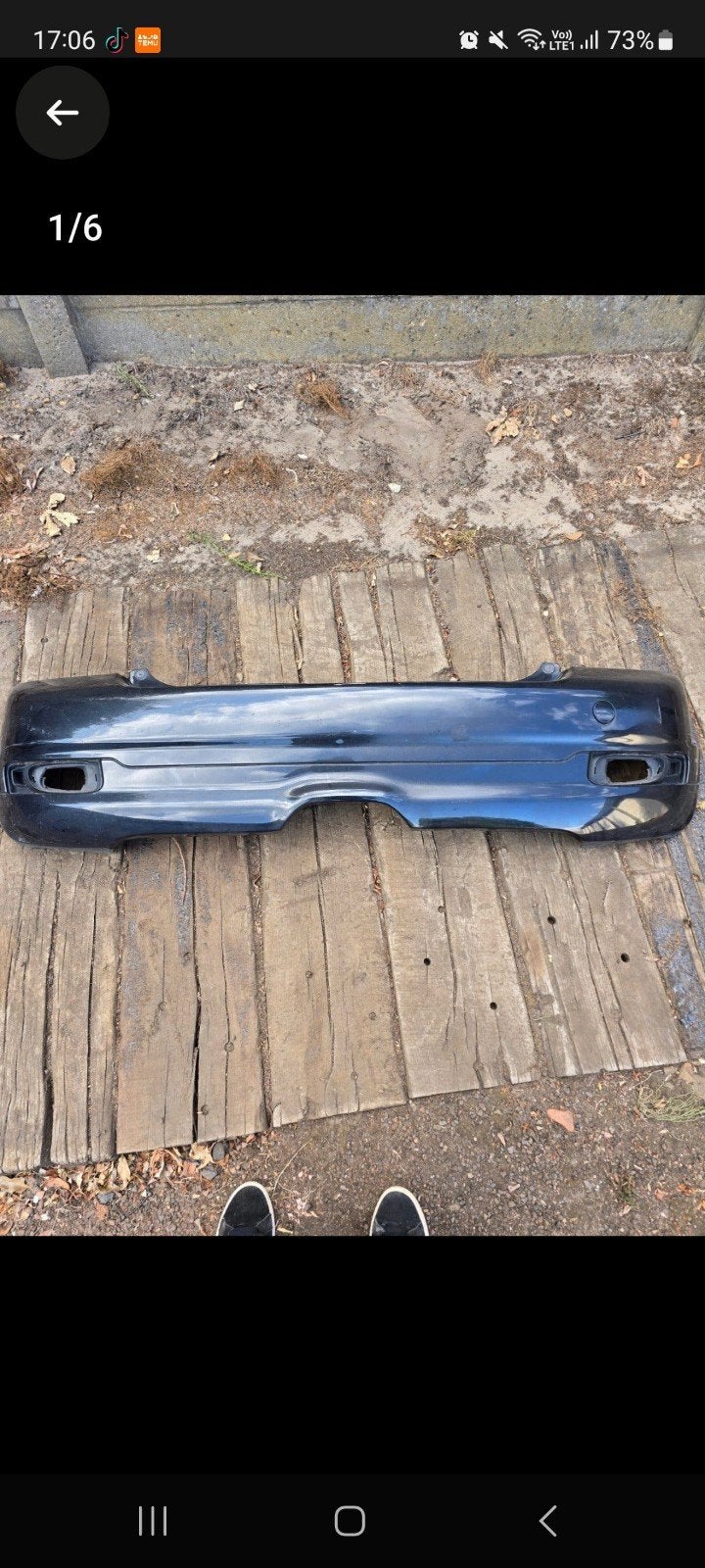 mini s r56 bumper 2007, Ophalen, Gebruikt, Mini, Achter