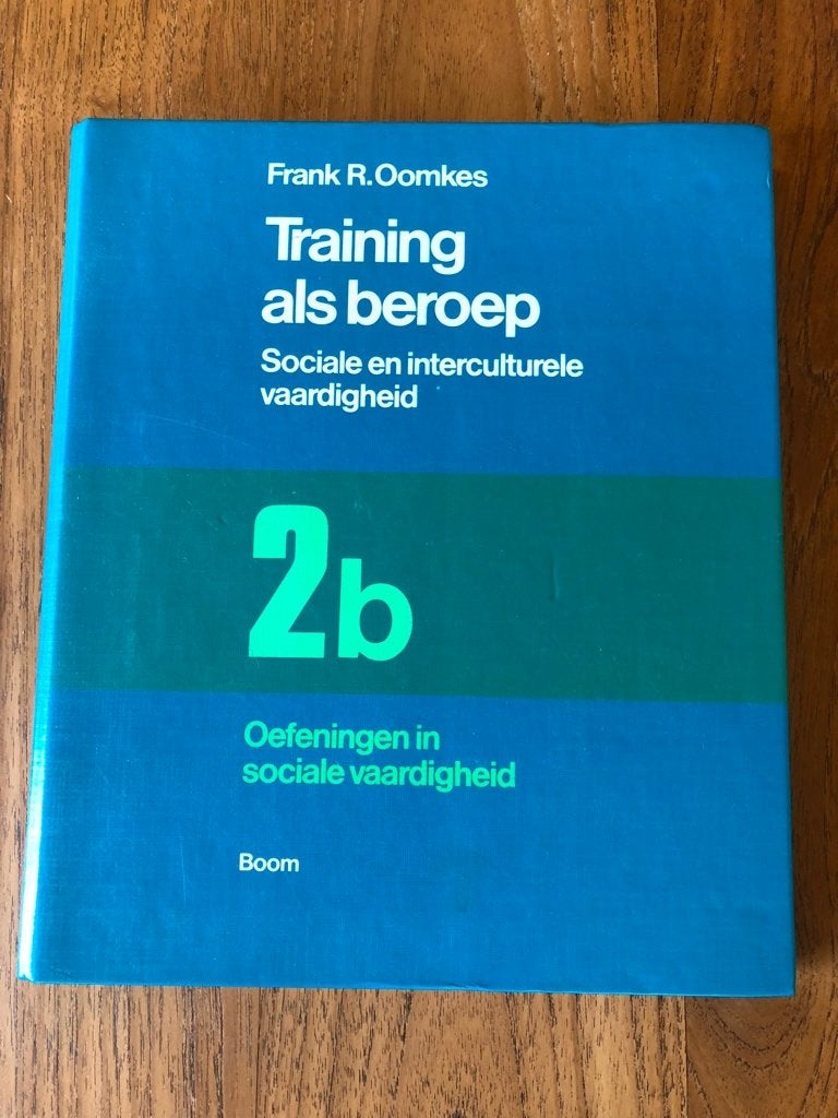 Training als beroep - Oomkes, Gelezen, Boom, Alpha, HBO
