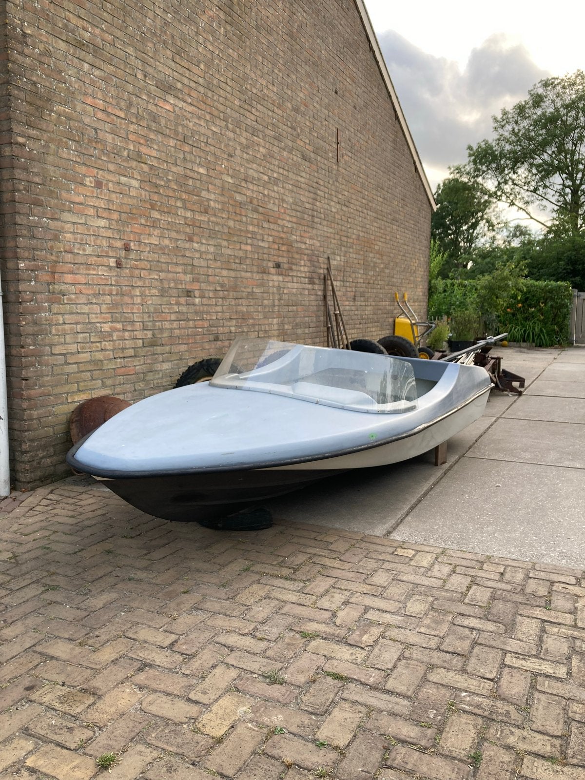 Vega 406 speedboot casco - project met potentie, Ophalen, Gebruikt, Overige typen, Zeilboot of Motorboot